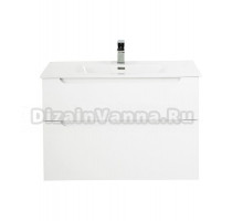 Тумба с раковиной BelBagno Etna 80 2 ящика, bianco lucido