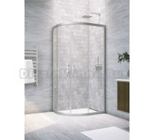 Душевой уголок Vegas Glass ZS-F Novo h2000 110*90 07 01 профиль матовый хром, стекло прозрачное