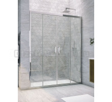 Душевая дверь в нишу Vegas Glass Z2P 190 08 01 190 см, профиль глянцевый хром, стекло прозрачное