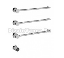 Полотенцесушитель электрический Abber Charme 4003 50x50 см, скрытое подключение, хром, E-образный