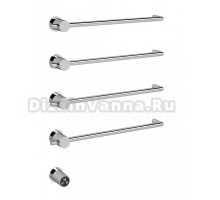 Полотенцесушитель электрический Abber Charme 4004 65x50 см, скрытое подключение, хром, E-образный