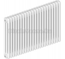 Радиатор стальной трубчатый Irsap Tesi 500 3 трубы, 22 секции, боковое проходное подключение, стандартный белый код 01 G