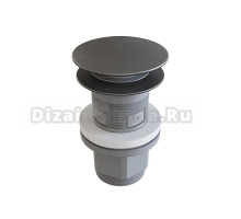 Донный клапан для раковины Aqueduto Ralo RAL0245 с переливом, оружейная сталь