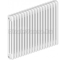 Радиатор стальной трубчатый Irsap Tesi RT 565 3 трубы, 18 секций, дизайнерский, боковое подключение, стандартный белый код 01 G