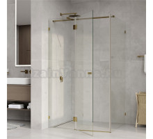 Душевой уголок Wasserkraft Ems 76H10 120х100 см, стекло прозрачное, фурнитура золото