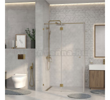 Душевой уголок Wasserkraft Ems 76H07L-MG 120х90 см, стекло матовое, фурнитура золото