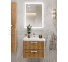 Мебель для ванной комнаты BelBagno Due 50 ручки хром полированный, rovere nature