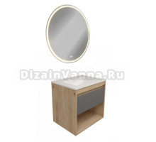 Мебель для ванной комнаты Teymi Vitra 50 дуб, графит