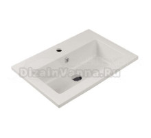 Мебельная раковина Florentina Серена накладная, жасмин, прямоугольная