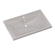 Мебельная раковина Florentina Анита 80 накладная, жасмин, прямоугольная