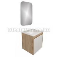 Мебель для ванной комнаты Teymi Netta 50 дуб, белая