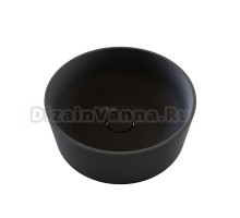 Накладная раковина Florentina Алтея 40R антрацит, круглая
