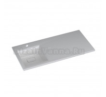 Раковина над стиральной машиной Florentina Беллиссимо 100L жасмин, прямоугольная, со столешницей справа, с кронштейном