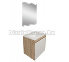 Мебель для ванной комнаты Teymi Netta 60 дуб, белая