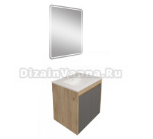 Мебель для ванной комнаты Teymi Netta 60 дуб, графит