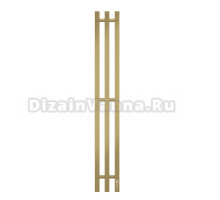 Полотенцесушитель электрический APEXTERMO Sirius SR10112GL 110x15 см, подключение справа, скрытое подключение справа, матовое золото, I-образный, из стали