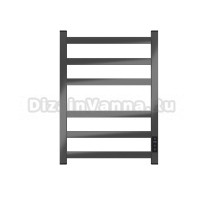 Полотенцесушитель электрический APEXTERMO Terra TR00164GN 60x45 см, подключение справа, слева, скрытое подключение справа, оружейная сталь, лесенка, из стали