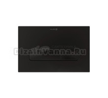 Кнопка смыва для унитаза Kludi Unifix 30PP0139 пластик, цвет матовый черный