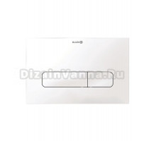Кнопка смыва для унитаза Kludi Unifix 30PP0153 пластик, цвет матовый белый