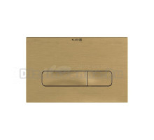 Кнопка смыва для унитаза Kludi Unifix 30PP01N0 пластик, цвет брашированное золото