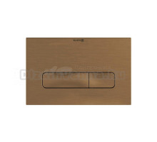 Кнопка смыва для унитаза Kludi Unifix 30PP01N1 пластик, цвет брашированная бронза