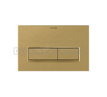 Кнопка смыва для унитаза Kludi Unifix 32PP01N0 пластик, цвет брашированное золото