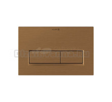 Кнопка смыва для унитаза Kludi Unifix 32PP01N1 пластик, цвет брашированная бронза