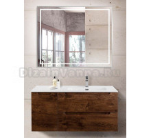 Мебель для ванной комнаты BelBagno Etna R, 100 rovere moro