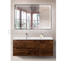 Мебель для ванной комнаты BelBagno Etna L, 120 rovere moro