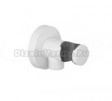 Шланговое подключение Kludi A-QA 6054753-00 с держателем, матовый белый