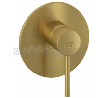 Встраиваемый смеситель для душа и ванны Kludi Bozz 38755N076 С ВНУТРЕННЕЙ ЧАСТЬЮ, брашированное золото