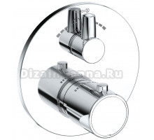 Термостатический смеситель встраиваемый Kludi Zenta SL 388100545 С ВНУТРЕННЕЙ ЧАСТЬЮ, хром