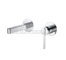 Встраиваемый смеситель для раковины Германия DQ Bonn DA1704401 монолитный излив, латунь, хром