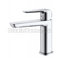 Смеситель для раковины Герания DQ DüsseldorF DA1722101 монолитный излив, латунь, хром