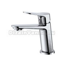 Смеситель для раковины Герания DQ Leipzig DA1762101 монолитный излив, латунь, хром