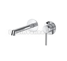 Встраиваемый смеситель для раковины Германия DQ Stuttgart DA1774401 монолитный излив, латунь, хром