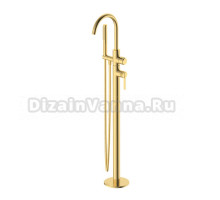 Напольный смеситель для ванны с душем Германия DQ Bonn DA1706007 мат.золото