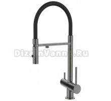 Смеситель для кухонной мойки с гибким изливом и фильтром питьевой воды, Германия DQ DA1462506Grey, графит