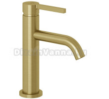 Смеситель для раковины Kludi Nova Fonte Pura 20028N015 брашированное золото PVD