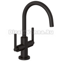 Смеситель для раковины Kludi Nova Fonte Puristic 20118N215 оружейная сталь PVD