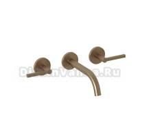 Смеситель для раковины Kludi Nova Fonte Puristic 20144N115 С ВНУТРЕННЕЙ ЧАСТЬЮ, брашированная бронза PVD