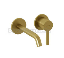 Смеситель для раковины Kludi Nova Fonte Pura 20244N015 С ВНУТРЕННЕЙ ЧАСТЬЮ,  брашированное золото PVD