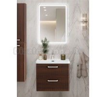 Мебель для ванной комнаты BelBagno Due 50 ручки белые, noce