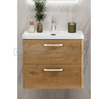 Тумба с раковиной BelBagno Due 50 ручки белые, rovere nature