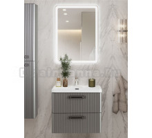 Мебель для ванной комнаты BelBagno Due 50 ручки матовый темный никель, сатин