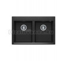 Мойка кухонная Polygran Brig 790 черная