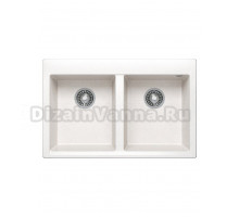 Мойка кухонная Polygran Brig 790 белый хлопок