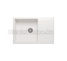 Мойка кухонная Polygran Deka 780 белый хлопок