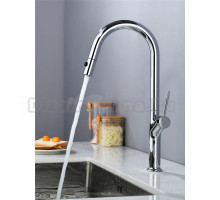 Смеситель для кухни AQUAme Cucina с выдвижным изливом AQM9905CR