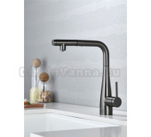 Смеситель для кухни AQUAme Cucina с выдвижным изливом AQM9902GM